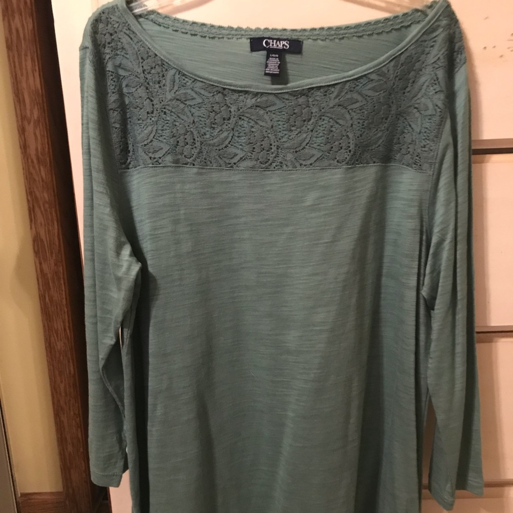 Women’s chaps long sleeve shirt